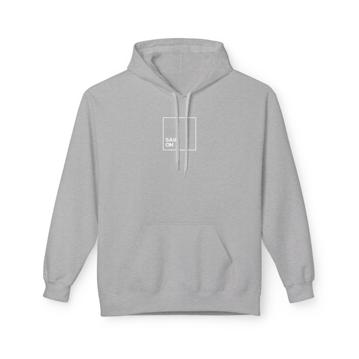 Sail On minimalist print sailing hoodie for urban sea lovers