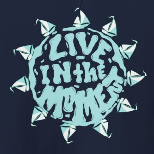 Sailing Hoodie – Live in the Moment - Image 2
