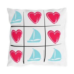 Love Tic-Tac-Toe Waterproof Pillow