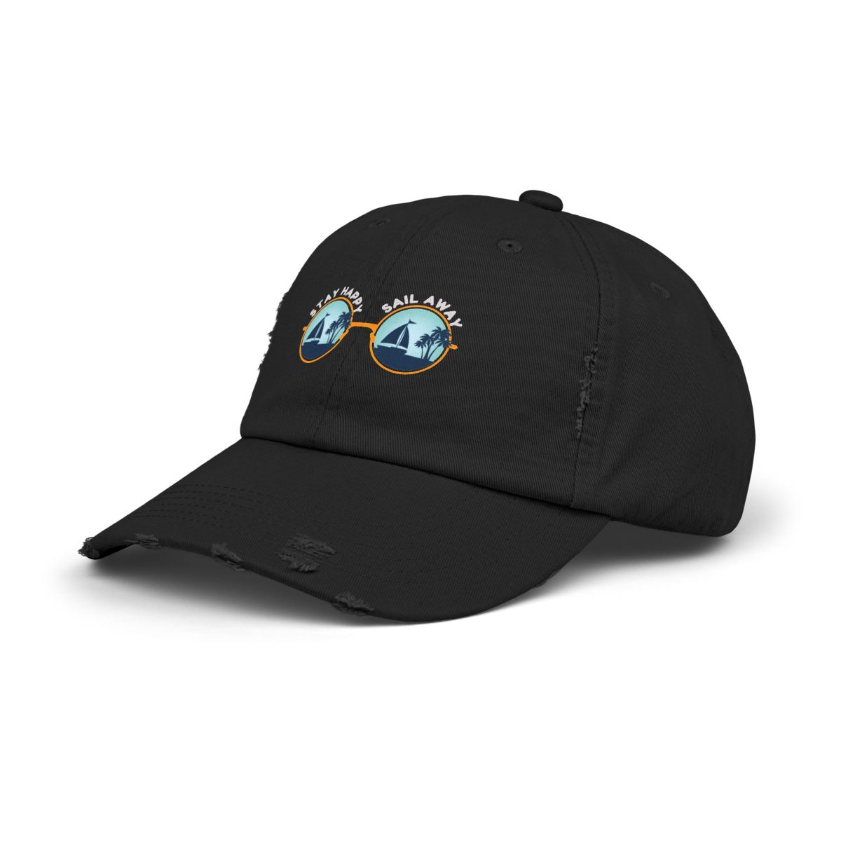 Sailing Cap – Stay Happy, Sail Away - Image 2