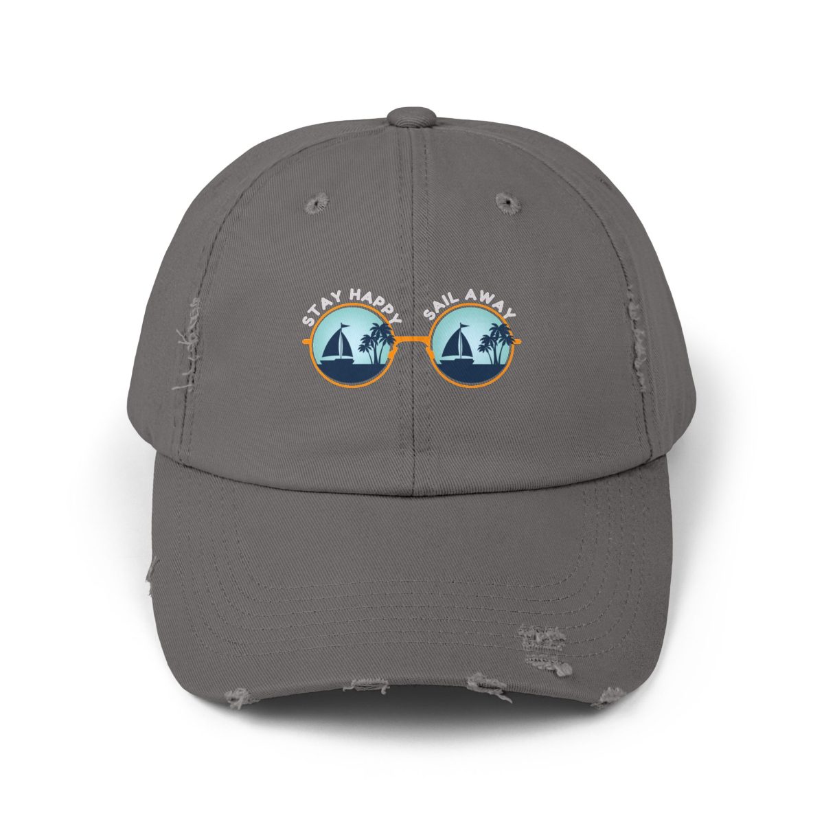 Sailing Cap – Stay Happy, Sail Away - Image 8