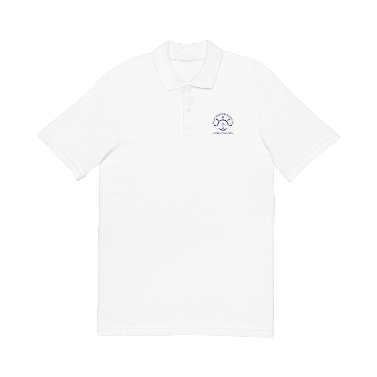 Embroidered Anchor Polo Shirt – Nautical Chest Logo