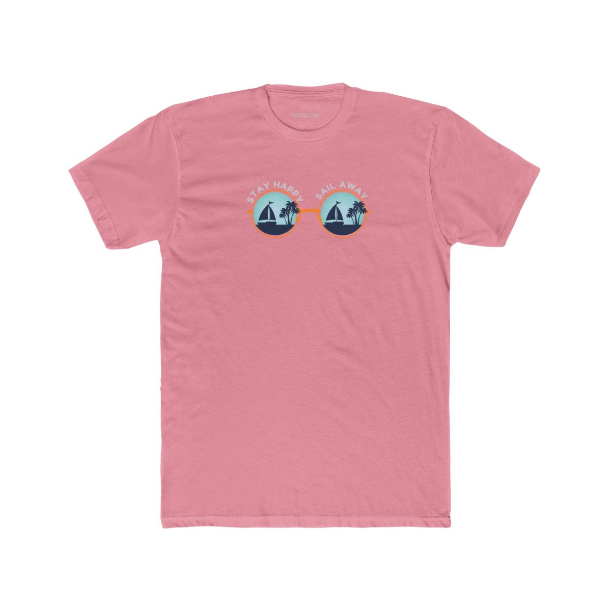 Sailors T-Shirt – Stay Happy Sail Away - Image 6
