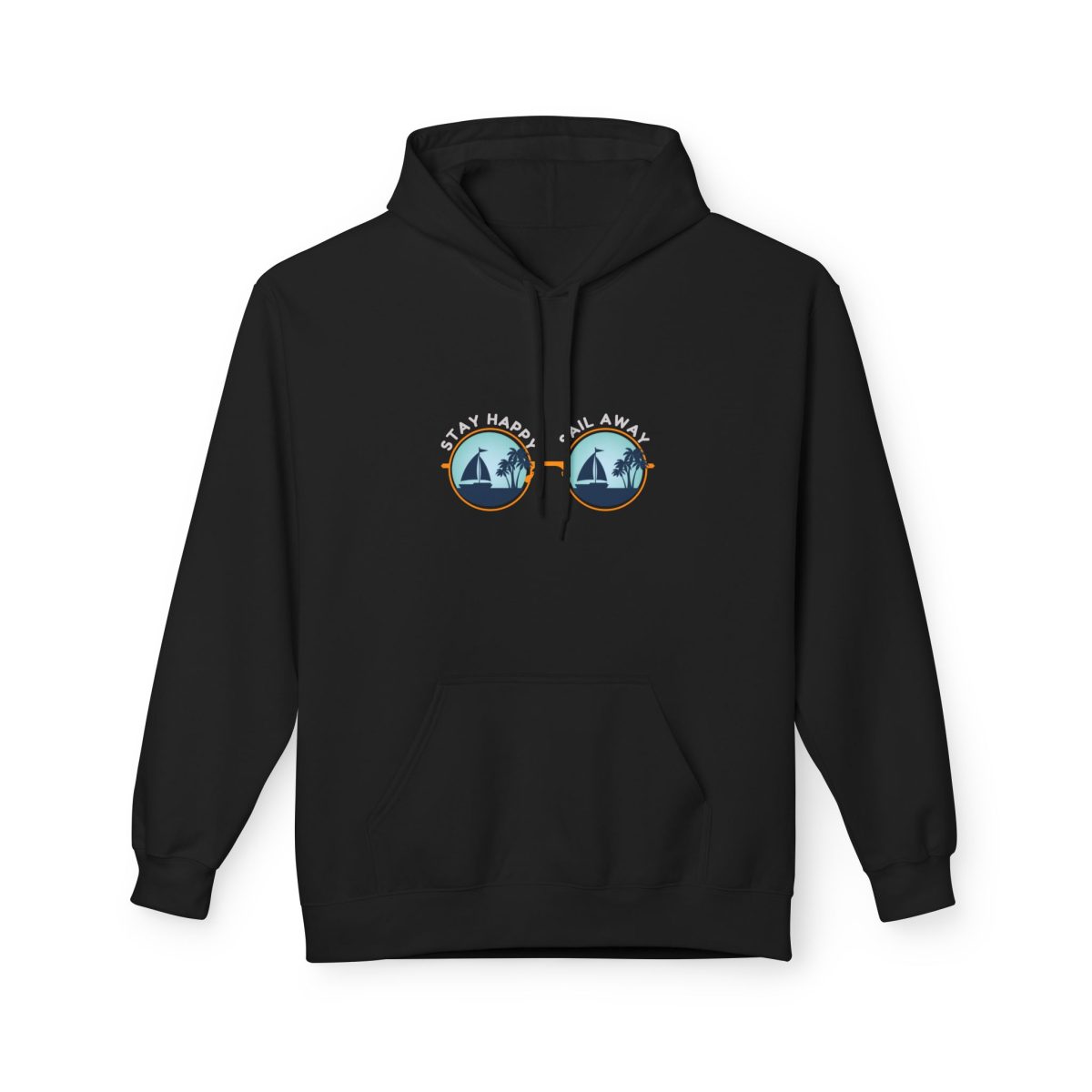 Yachting Hoodie – Stay Happy, Sail Away - Image 5