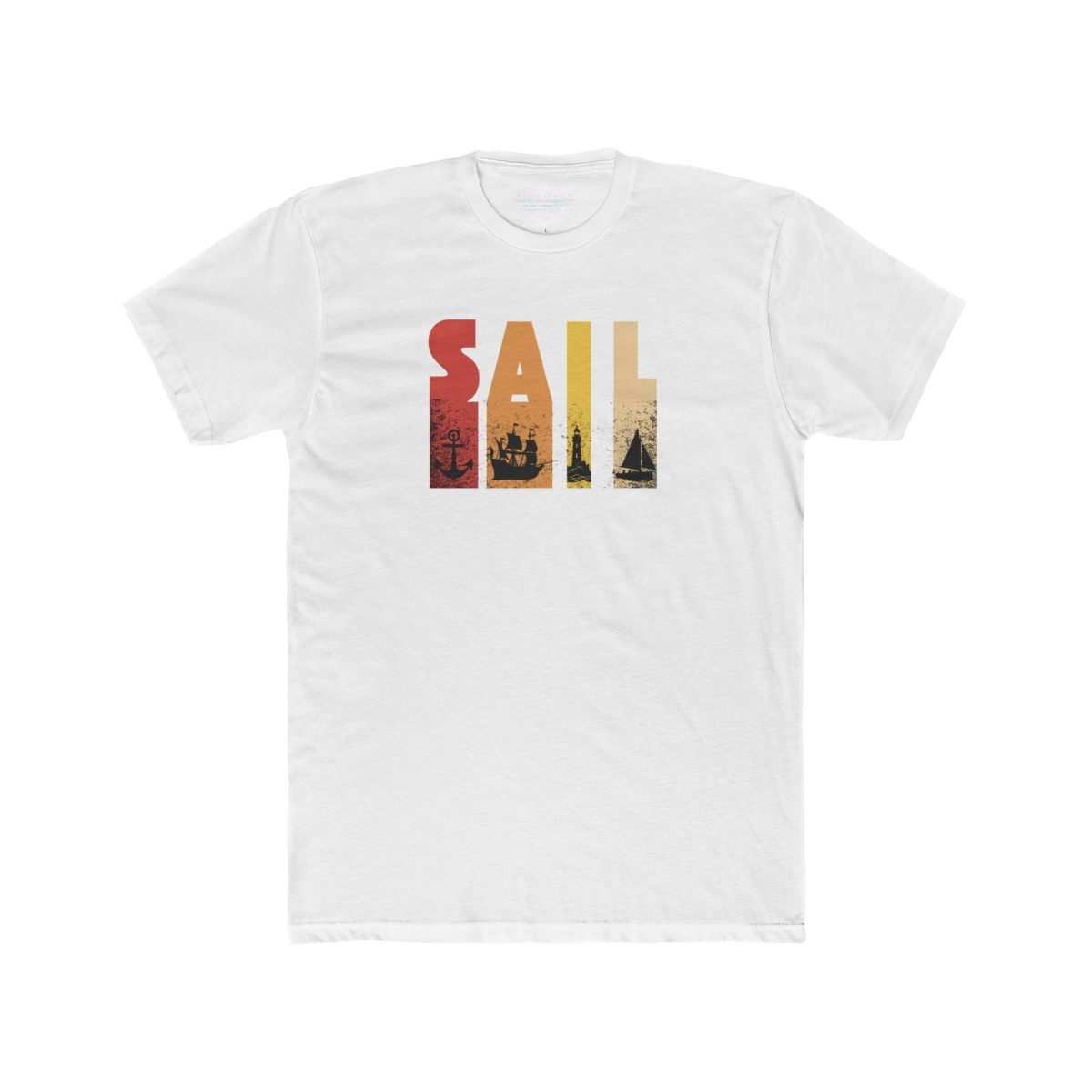Cool Sailing T-Shirt – Sail Sunset - Image 3